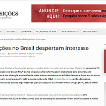 Fuses e aquisies no Brasil despertam interesse